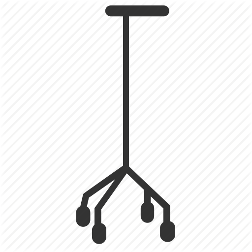 Cane, Hospital, Medical, Medical Equipment, Walking Stick Icon