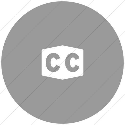 Flat Circle White On Light Gray Foundation Closed