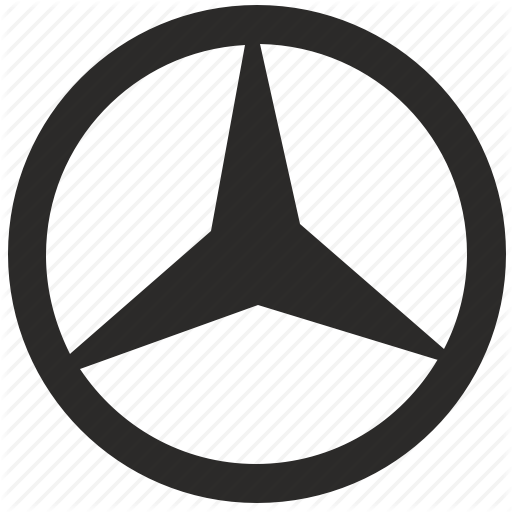 Auto, Brand, Car, Mercedes, Round, Sign, Star Icon