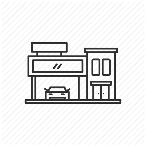 Auto, Building, Car, Car Dealer, Dealer, Service, Shop Icon