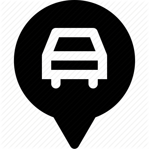 Car, Dealer, Location, Marker, Park, Pin, Yumminky Icon
