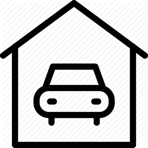 Car Icons Parking Lot