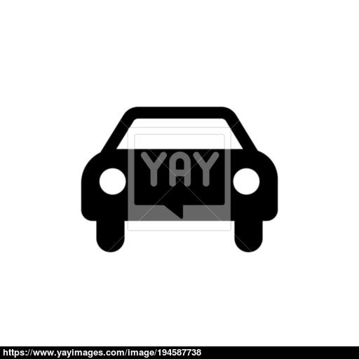 Car Icon Black Car Sign Transportation Icon Vector