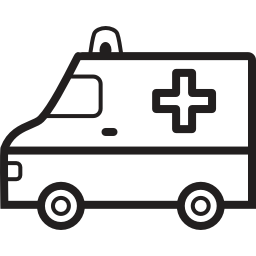 Ambulance, Emergency, Vehicle, Car Icon Free Of Medical Black Line