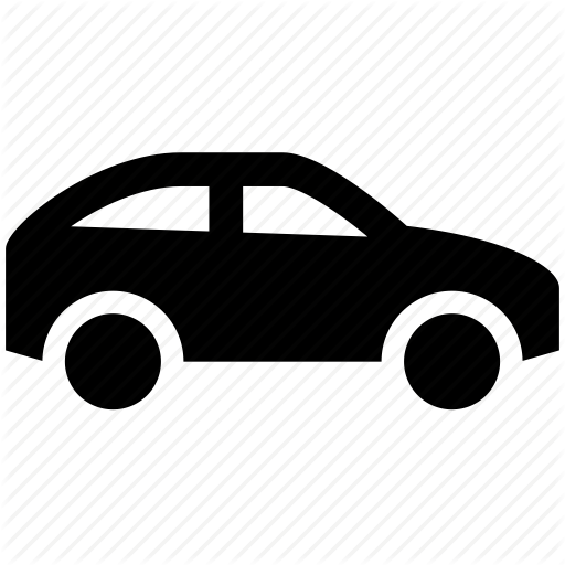 Car, Parking, Sedan, Side View, Vehicle Icon