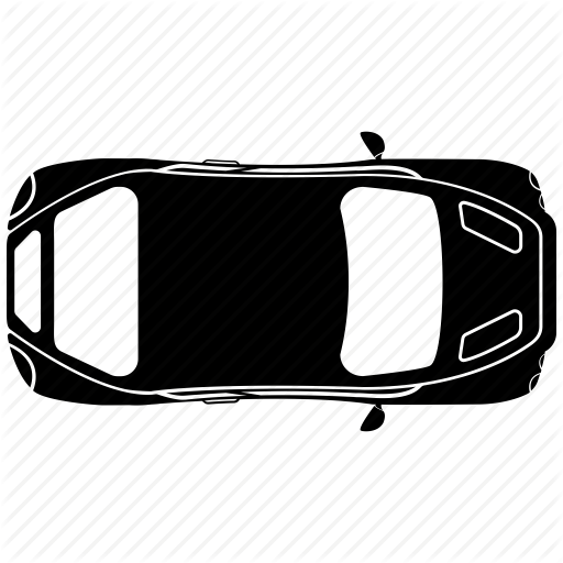 Car, Parking, Sedan, Top View, Vehicle Icon