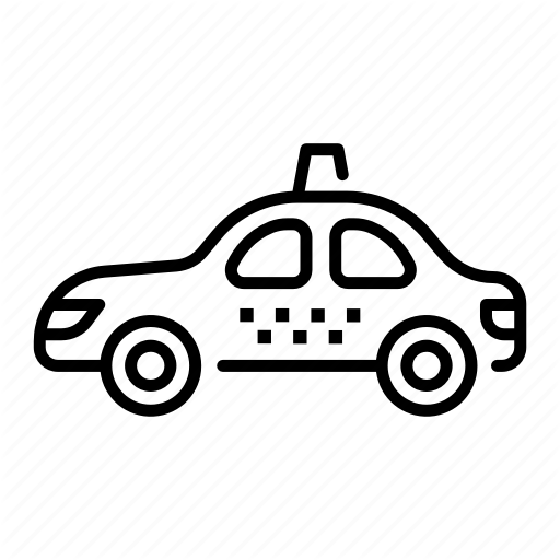 Car, Drive, Taxi, Transport, Vehicle Icon