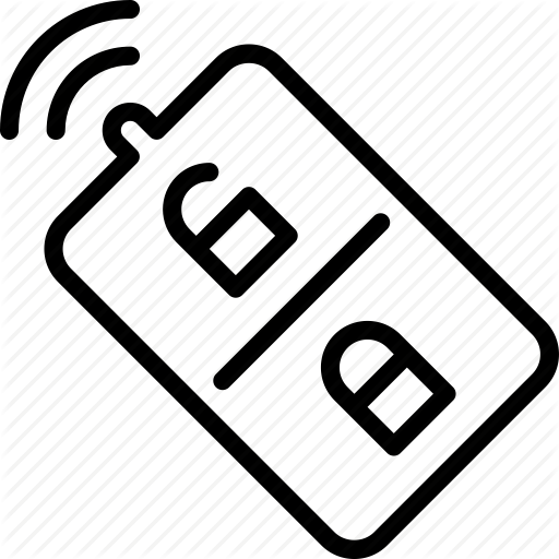 Car Key, Lock, Protection, Remote, Security, Wireless Icon