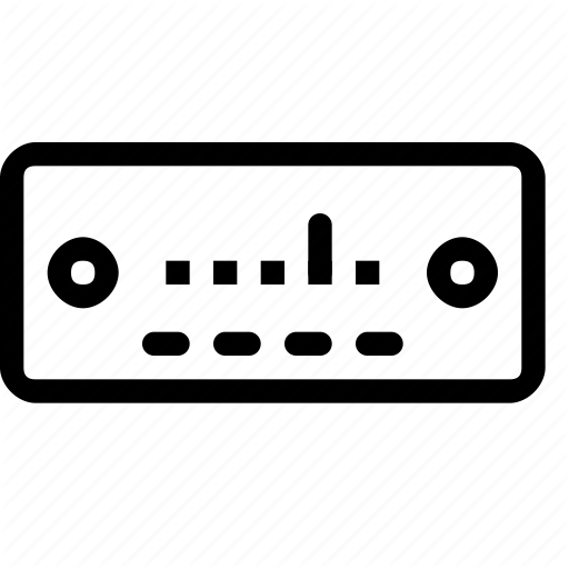 Audio, Car, Multimedia, Music, Radio Icon