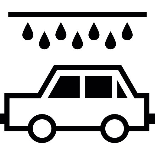 Car Wash Side View Icons Free Download