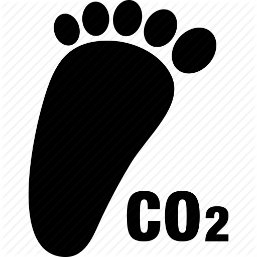 Carbon, Foot, Footprint, Pollution Icon
