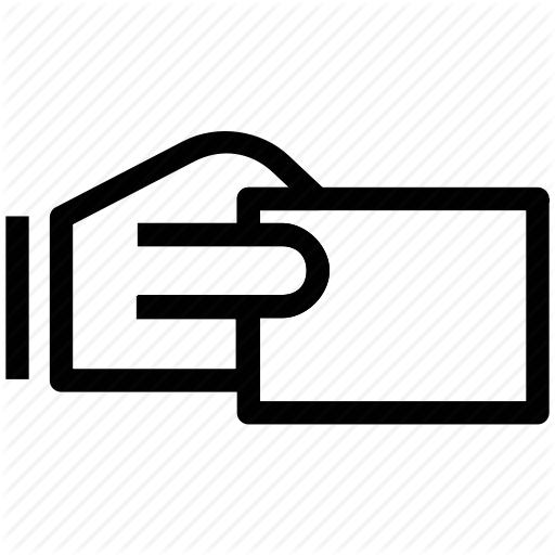 Blank Card, Card Carrying, Card Game, Card In Hand, Hand Given Icon