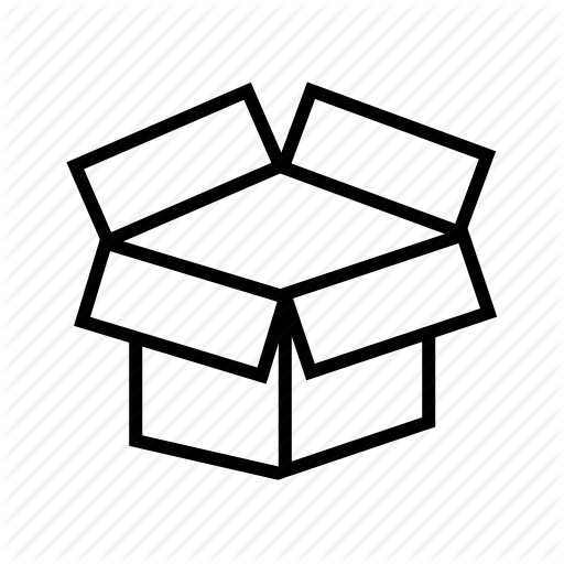 Box, Cardboard, Degradable Waste, Package, Recycle Cardboard Icon