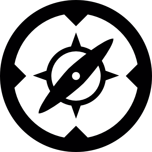 Compass, Location Tool With Cardinal Points Icons Free Download