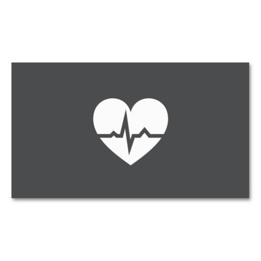 Heart And Heartbeat Logo Vector Icon Isolated Modern Heart Symbol
