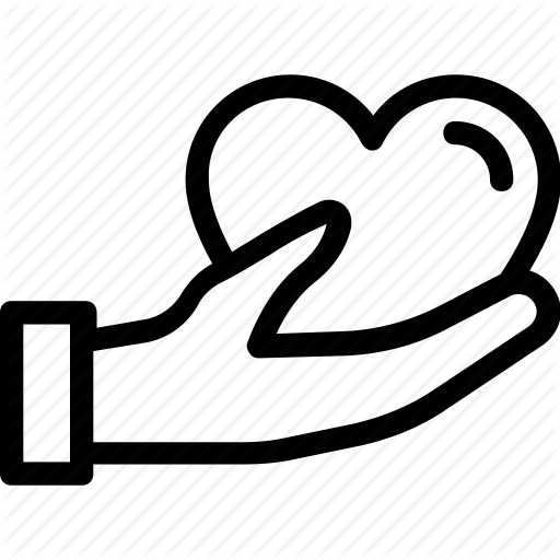 Hand, Heart, Heart Care, Heart In Hand, Love Care Icon