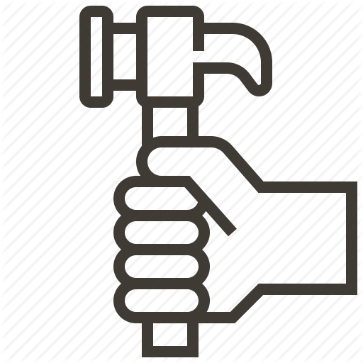 Carpenter, Hammer, Tool Icon