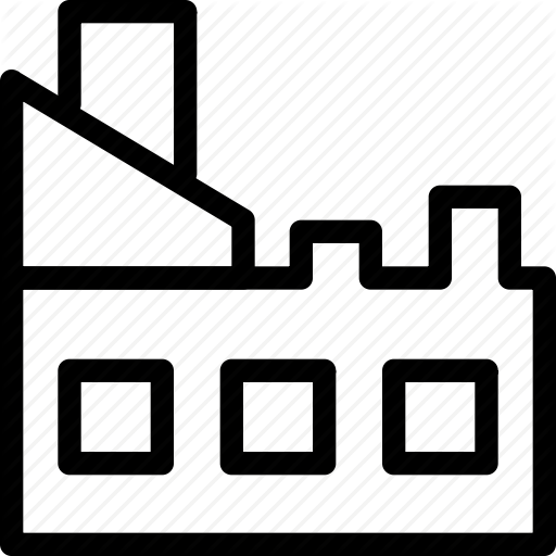 Building, Business, Factory, Industry, Plant, Production Icon