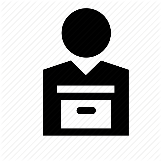 Box, Carrier, Logistics, Man, Transport, Transportation Icon