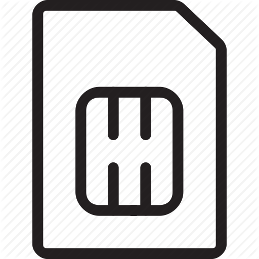 Card, Carrier, Micro, Nano, Phone, Sim Icon