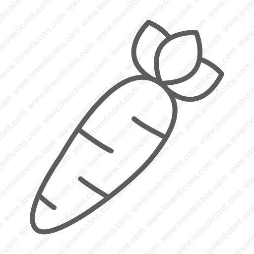 Download Carrot,food,rabbit,vegetable Icon Inventicons