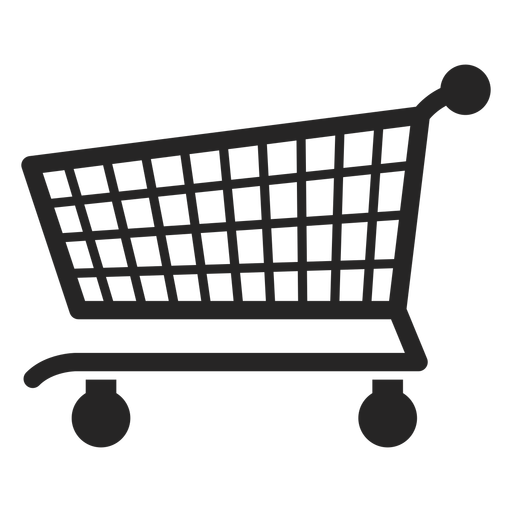 Push Cart Icon Graphic