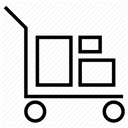 Box, Cart, Delivery, Distribution, Logistics, Sale, Shopping Cart Icon