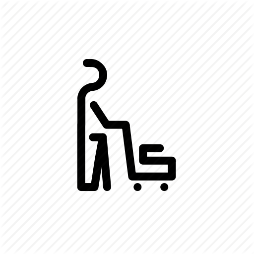 Cart, Man, Shop, Shopping Icon