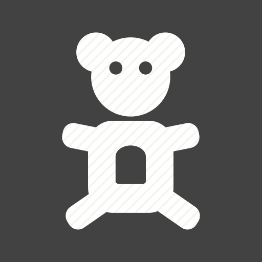 Bear, Cartoon, Cute, Soft, Stuffed, Teddy, Toy Icon
