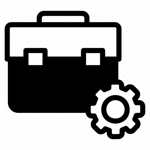 Bag, Business, Case, Management, Set, Strategic Icon