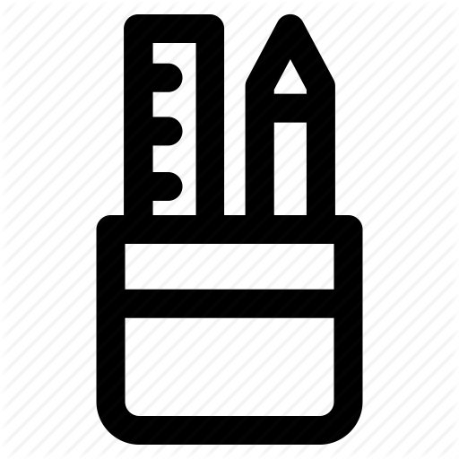Case, Education, Line, Pencil, Pencilcase, School, Study Icon