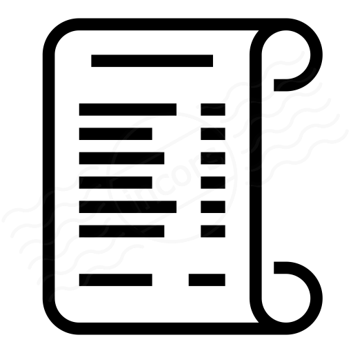 Iconexperience I Collection Receipt Icon