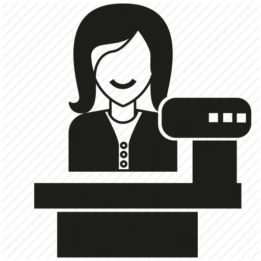 Cashier, Shopping, Worker Icon