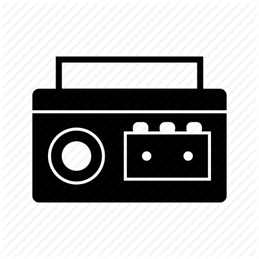Audio Tape, Cassette, Cassette Player Icon