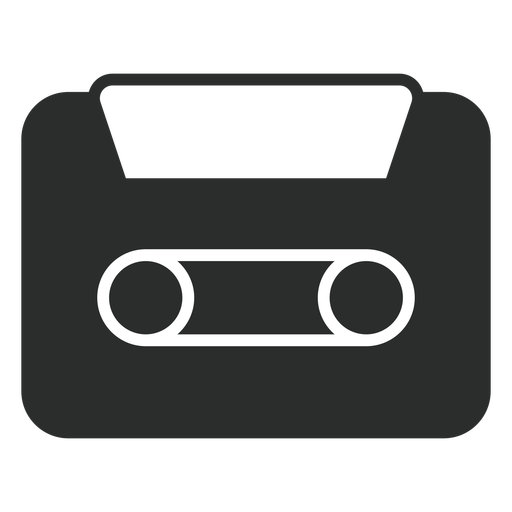 Audio Cassette Flat Icon