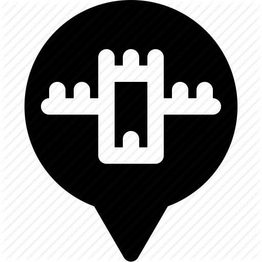 Castle, History, King, Marker, Monument, Pin, Yumminky Icon