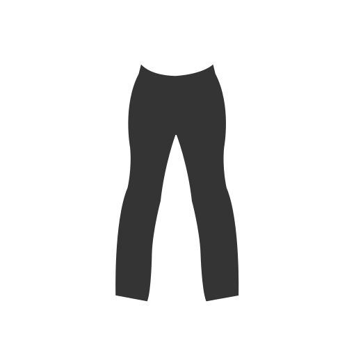 Woman's, Pant Icon Free Of Clothing Icons Black