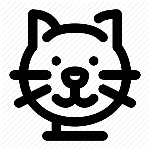 Animal, Cat, Head, Pet Icon