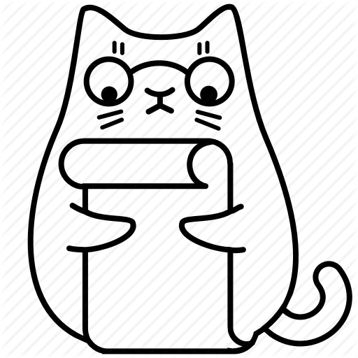 Animal, Cat, Document, Pet, Read, Review, Text Icon