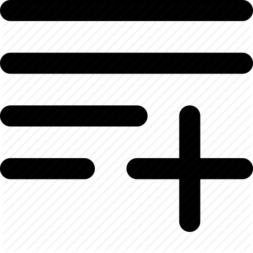 Add Category, Playlist Icon