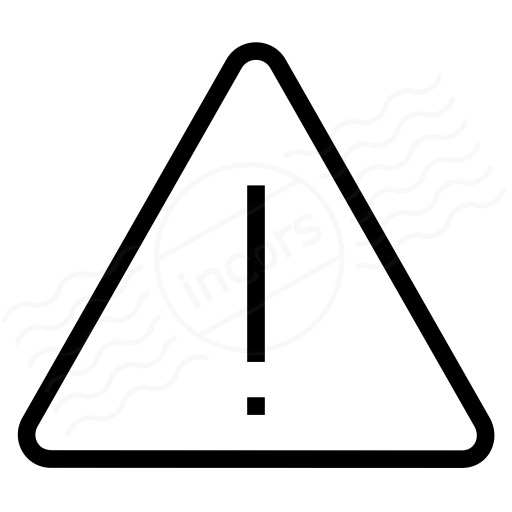 Iconexperience I Collection Sign Warning Icon