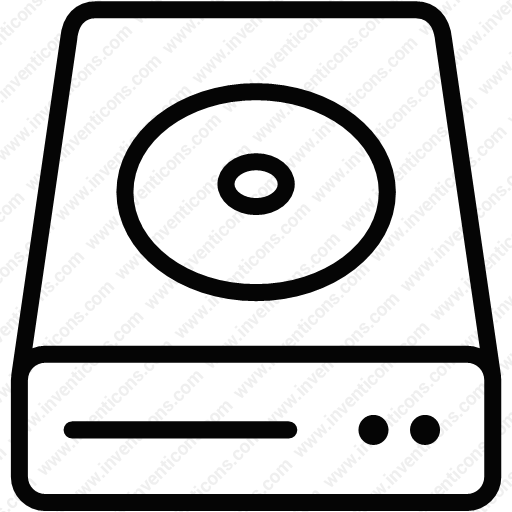 Download Disk,recording,cd Rom,cd,drive Icon Inventicons