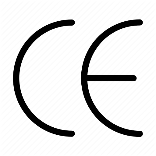 Ce, Cosmetic, Marking, Symbols Icon