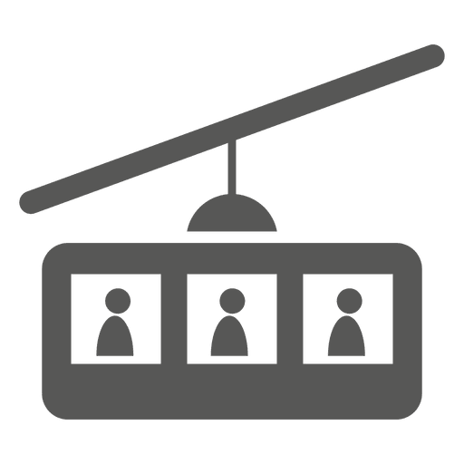 Multiple Seats Cable Car Icon