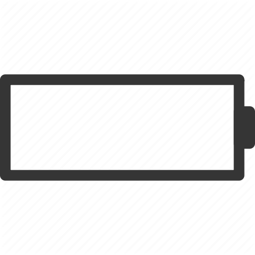 Battery, Charge, Empty, Full, Level, Low, Mobile Phone Icon