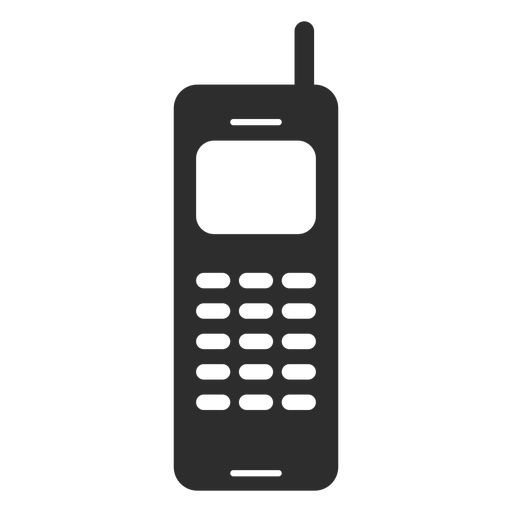 Mobile Phone With Antenna Icon