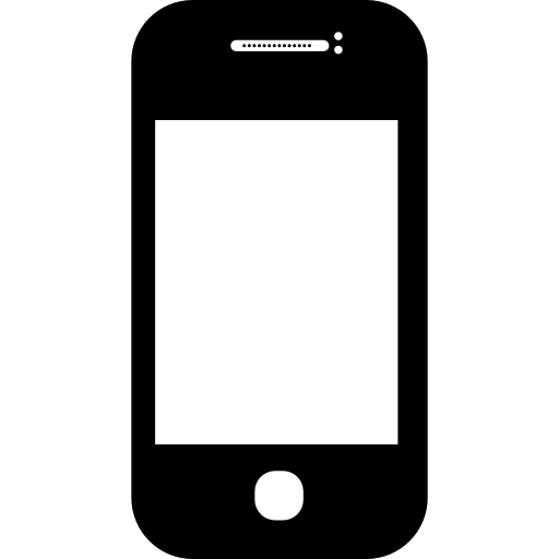 Mobile Phone Of Rounded Corners