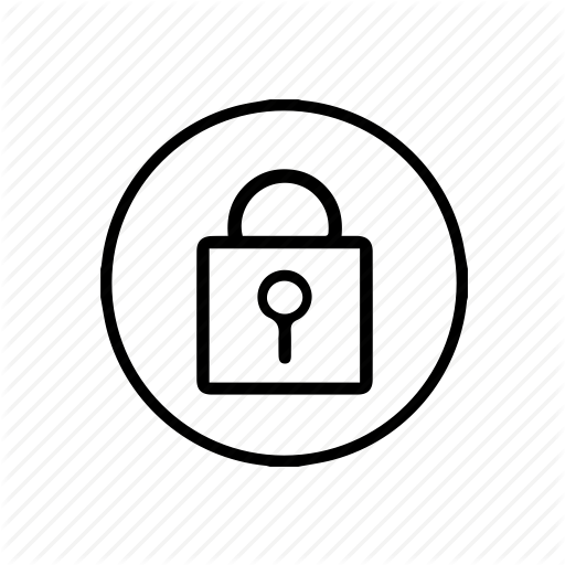 Central, Lock, Locking Icon