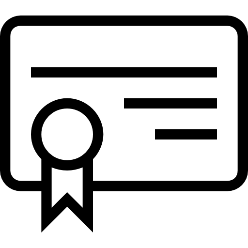 Certificate Of Education Outlined Symbol Icons Free Download