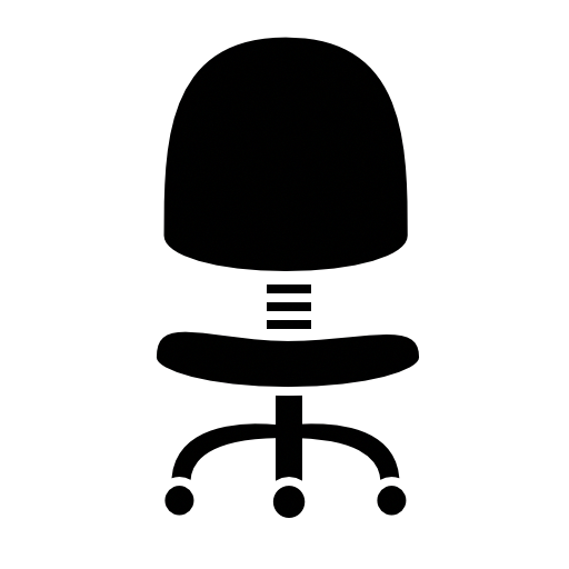 Chair With Wheels Free Icon